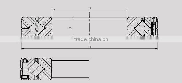 Single Row Crosses Roller Slewing Bearing With High Quality and Cheap PriceCRBC25025