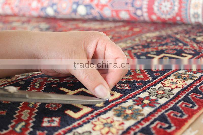 hot sale Double knots 4'x6' Hand made hand-knotted cotton rag rug