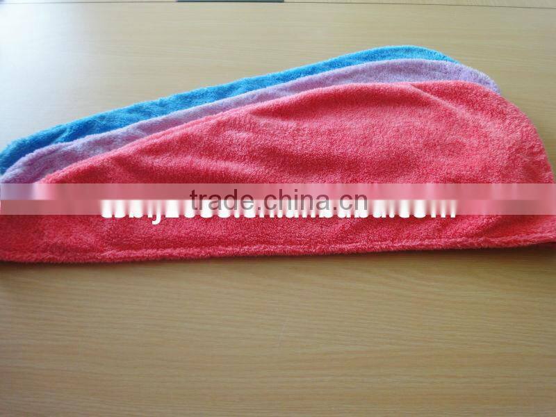Microfiber Coral Fleece Super Soft Shower Cap Hotel Shower Cap