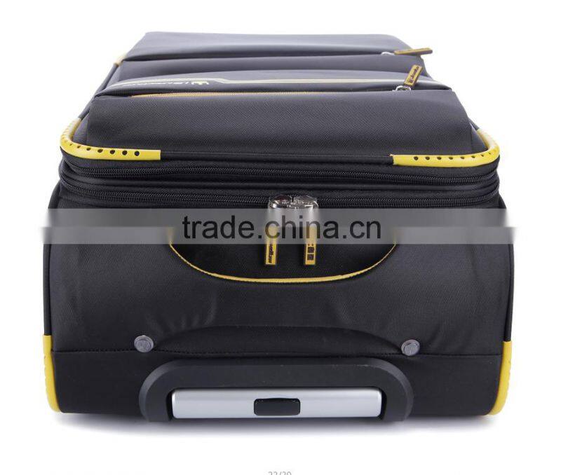 Simple and decent nylon trolley luggage