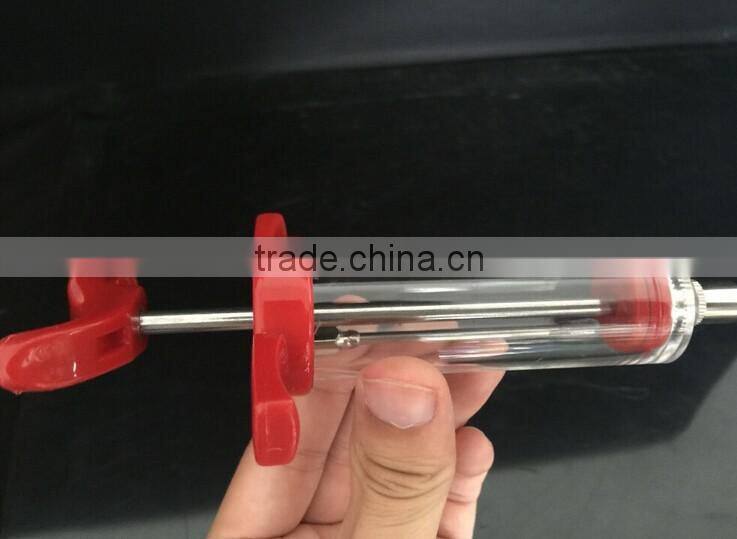 Hot Amazon Meat Marinade Injector Turkey BBQ tool Chicken Flavor Syringe For Kitchen Cooking Tool