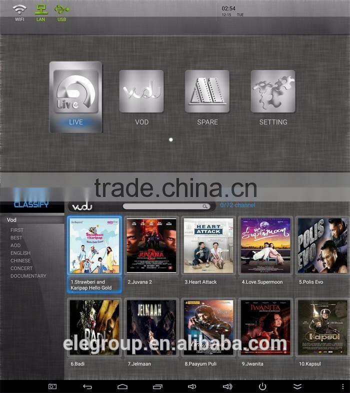 Hot sales Quad Core Malaysia iptv iview i7s support 1/3/6/12 subscription