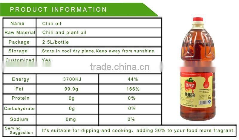 Glass Bottle,Plastic Bottle,Bulk,Can (Tinned) Packaging and Cooking Use chili oil