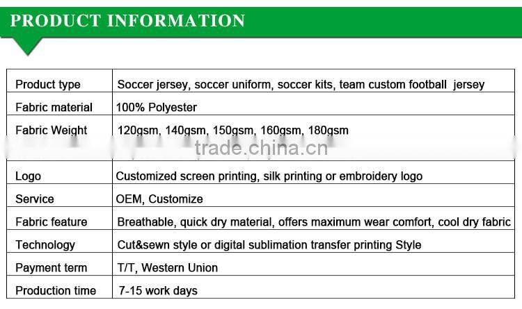 2016 New Style wholesales jersey soccer manufacturer