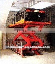 stationary scissor hydraulic work platform/lift