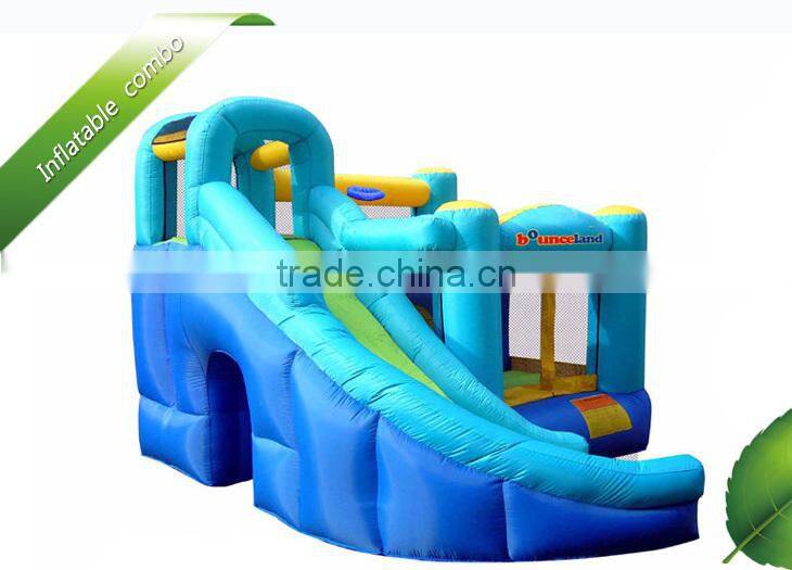 PVC high quality inflatable little tikes bounce house with slide for kids