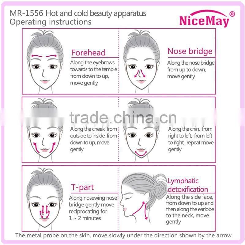 electric facial skin whiten beauty massage machine