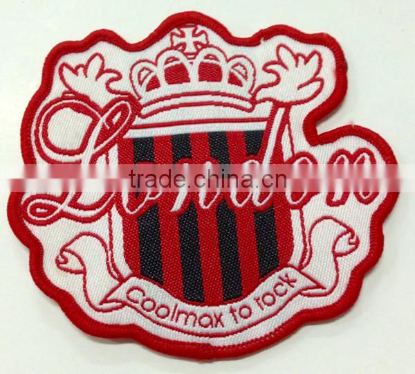embroidery patch for garments , customized embroidery patch