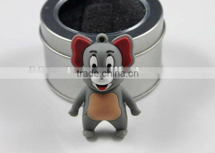 Cartoon cute anime Mickey mouse USB flash drive for gift and promotion