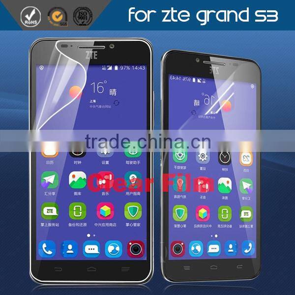 Wholesale Japanese material high clear screen protector for ZTE grand s3