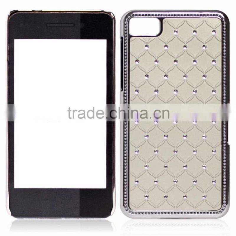 Luxury Glitter Sparkly Diamond Hard Case Cover for Blackberry Z10 /bumper frame for BB10