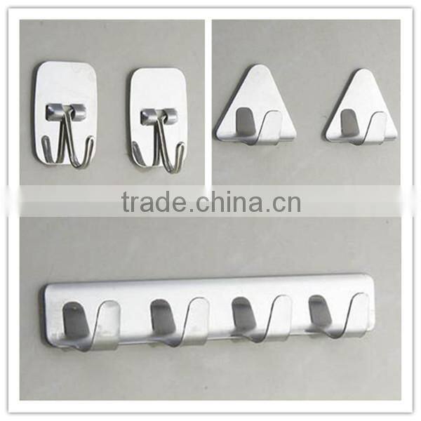 self adhesive stainless steel hooks