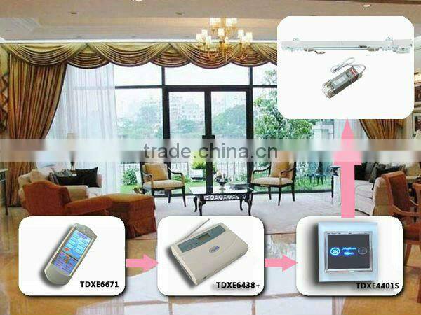 TAIYITO electric curtain remote controling system/motor/track/remote controller/switch/curtain controling system kits(OEM&ODM)