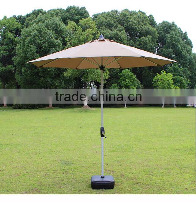 Wholesale 2.7m garden rain-proof straight pole aluminum umbrella