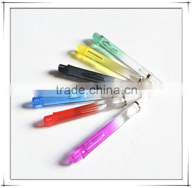 Nylon dart game of bubble dart shafts