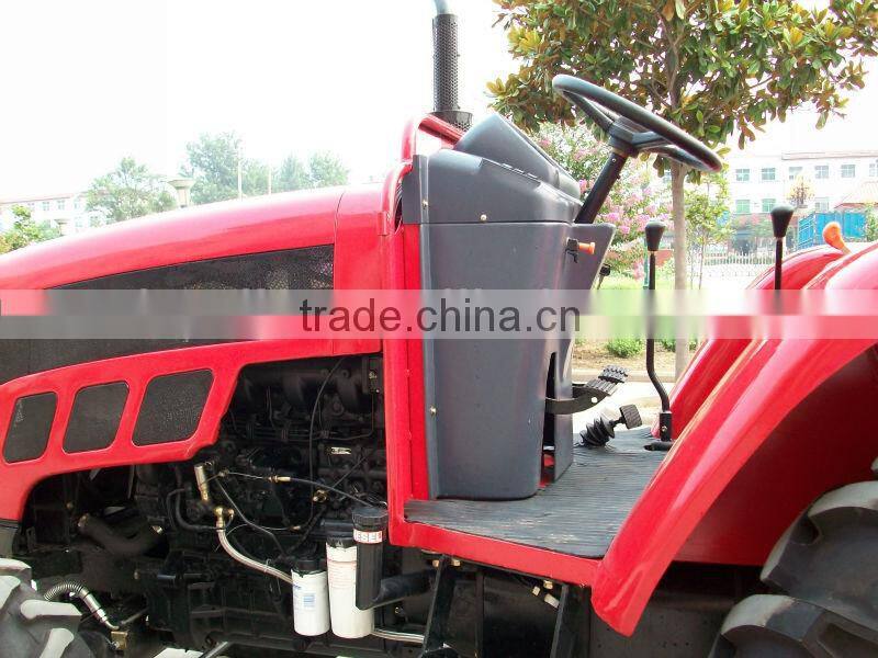 tray-style arrester QLN 55hp 4wd farm wheeled traktor(farm implements are available)
