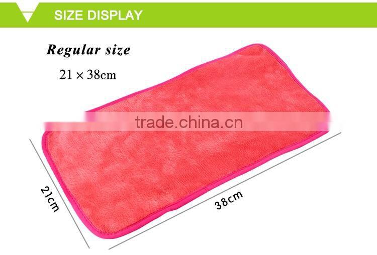 coral color 2016 most polular make-up remover face towel