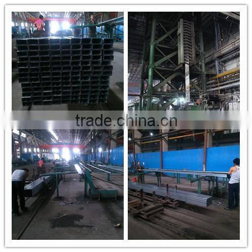 Pre-galvanized rectangular steel pipes tubes 40x80 specification