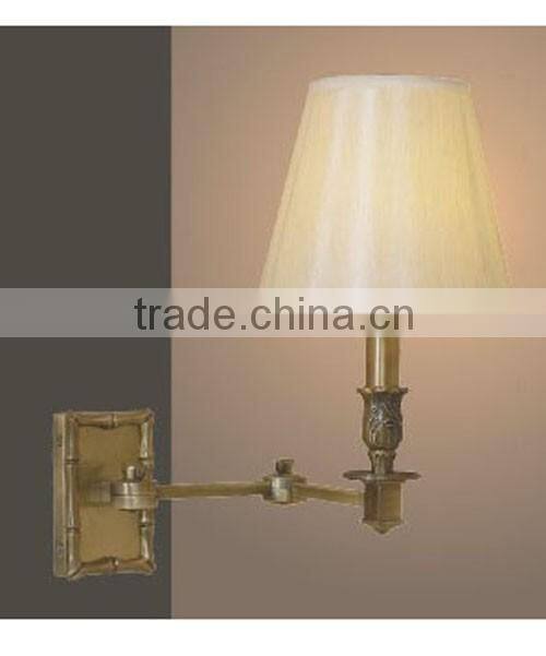 swing brass wall lamp for living room/hotel WL619-1