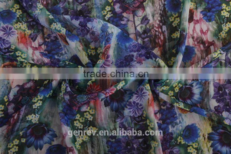 chiffon printed fabric poly chiffon print fabric fot printing factory dierct sale polyester fabric