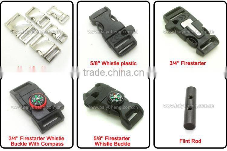 wholesale best survival bracelet european paracord bracelet