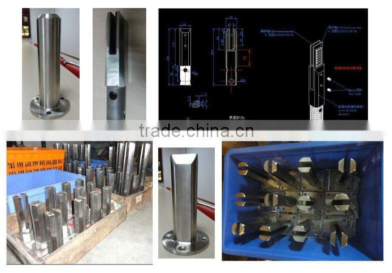 12mm tempered stainless steel glass railing price