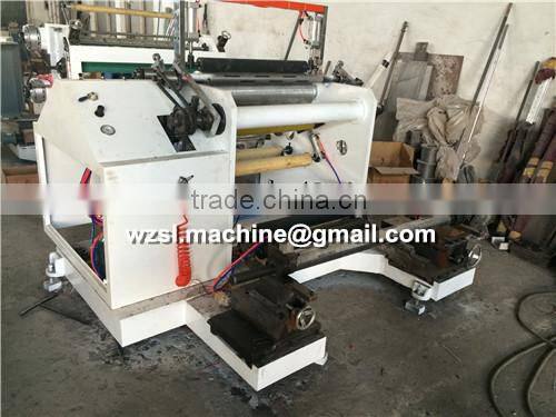 FQ-700 Computer control vertical PE plastic film slitting and rewinder machine