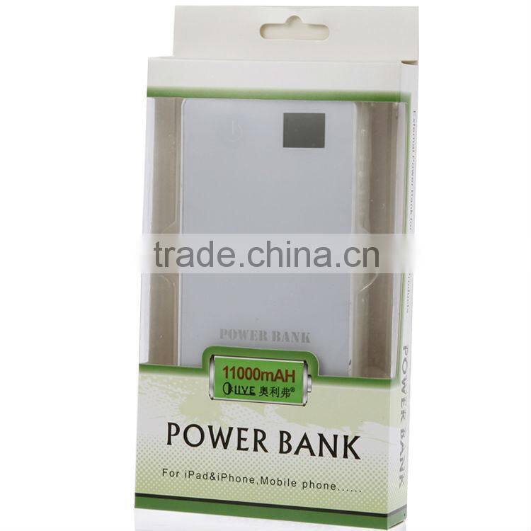 portable mobile power bank 10400mah