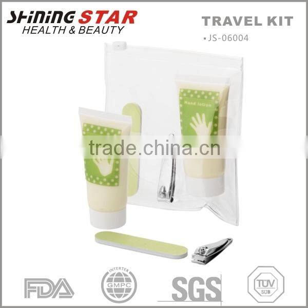 2015 new design travel kit with lipbalm and hand sanitizer gel