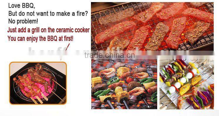 Stainless steel body single burner portable stove cooker hob ceramic glass