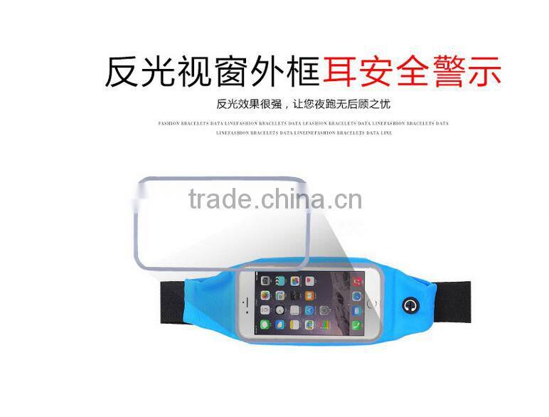 Waterproof Colorful Multifunctional touch Cycling Sport Waist Bag for Running Cycling All Outdoor