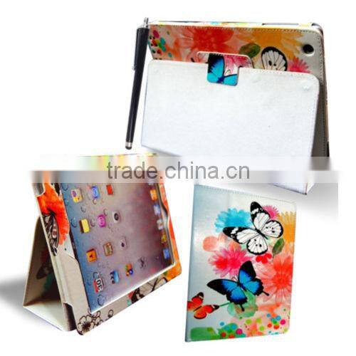 For New Apple iPad Air iPad 5 2013 Printed Premium PU Leather Flip Case Cove