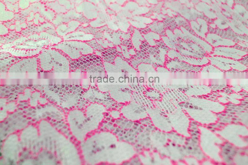Polyester Mesh Lace Fabric Design For Women Dress DSN472