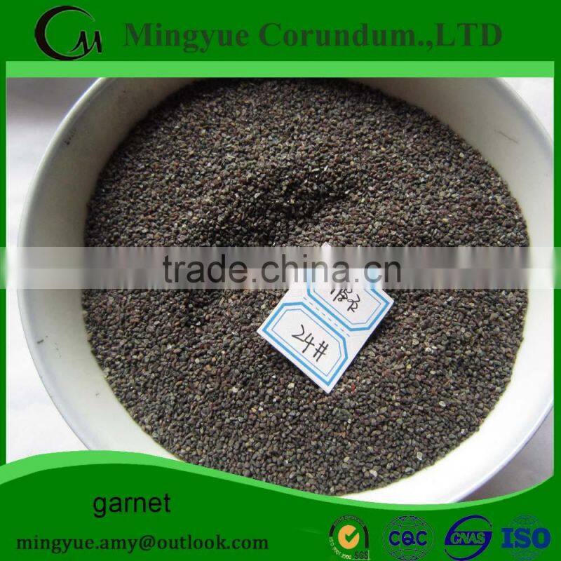 garnet sand blasting 30/60 garnet abrasive grit 80 grit garnet sand