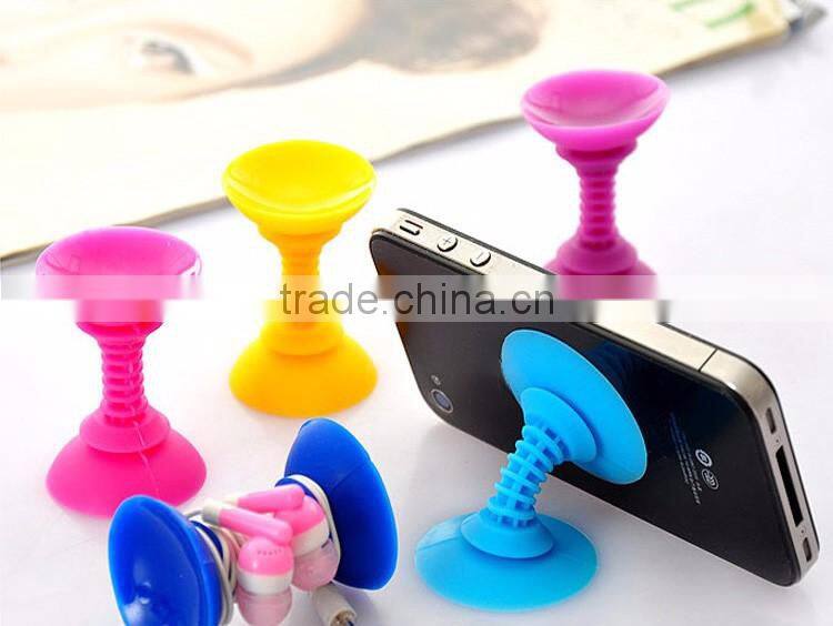 mobile phone holder/stand/silicone phone sucker