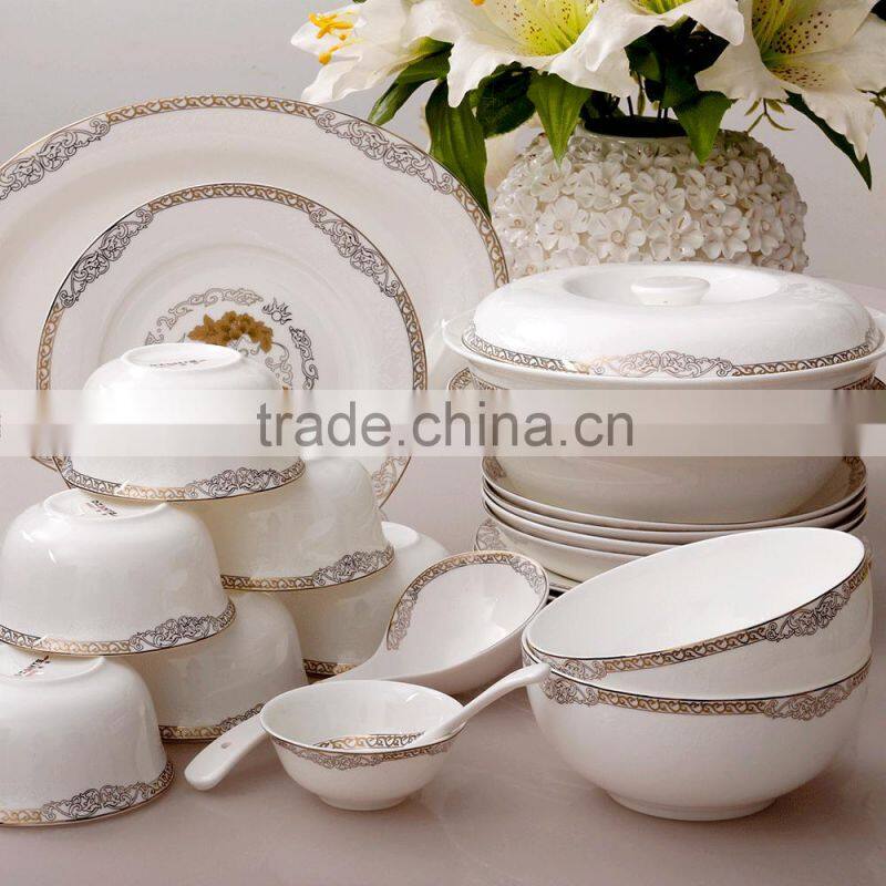 CP-191 Wholesale ceramic porcelain turkish dinnerware set