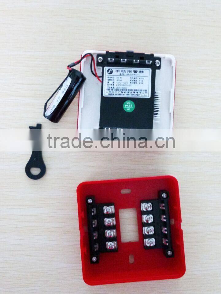 24V Conventional Pull Station Manual Call Point For Fire alarm system for hotel us