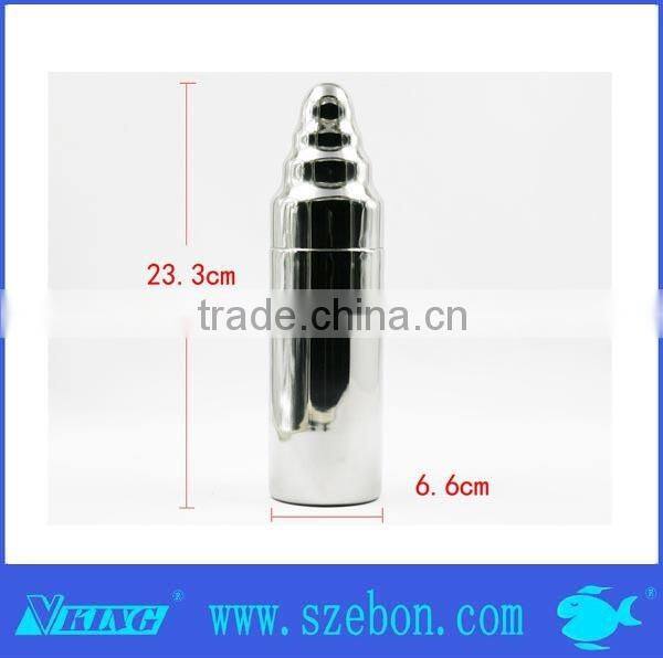 High quality cupuliform stainless steel cocktail shaker barware