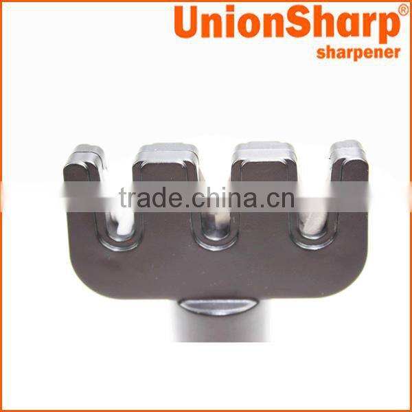 Kitchen ceramic knife sharpener with suction pad