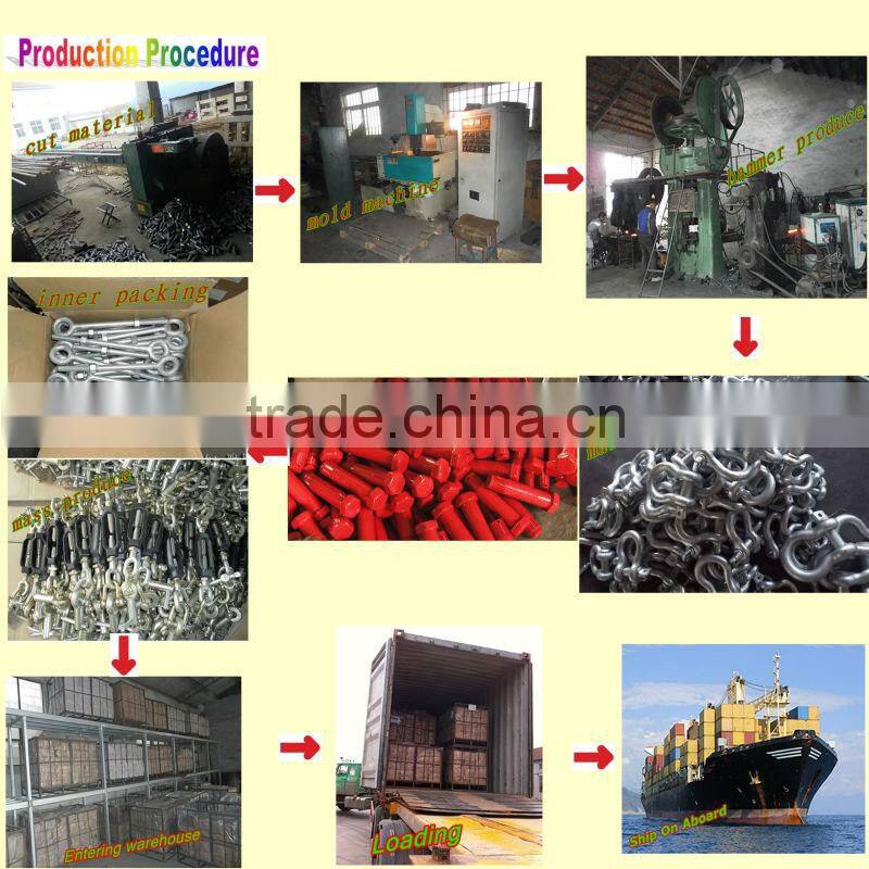 Rigging hardware stainless steel twist shackle