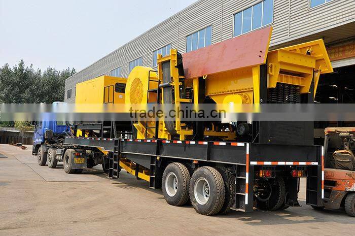 YG Series Semi-trailer moving Crusher price