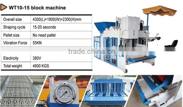 New model good quaity movable cement block machine manufacture