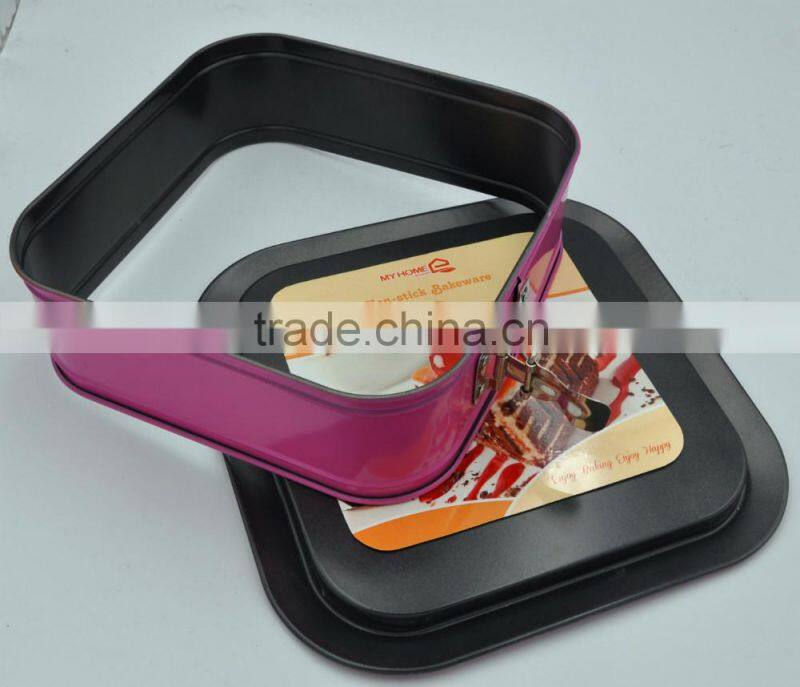 Square Springform Pan with Non-stick Coating