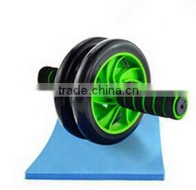 New 2016 Detachable black color exercise wheel Abdominal Roller with free knee pad power wheel