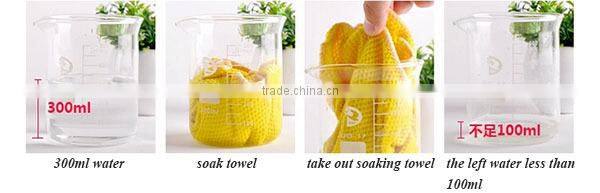 bathroom used microfiber towel