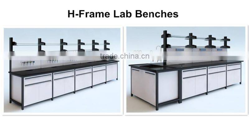 ISO9001/14001 CE Steel Chemical Laboratory Benches and Counters