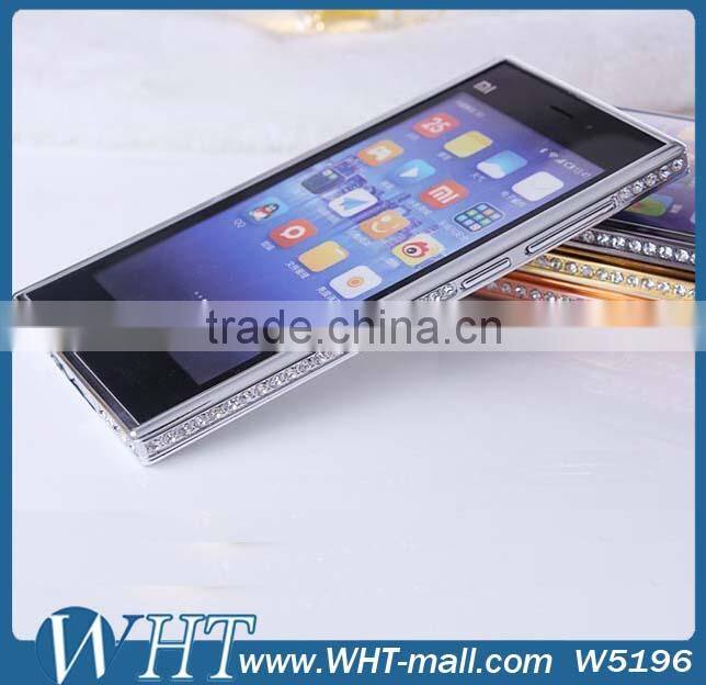 Bling Bling Diamond Protective Bumper Case for Xiaomi Mi3, for Xiaomi Mi3 Bumper Case