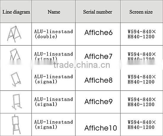 Outdoor Advertising Display Stand Roll Up Banner Poster Board