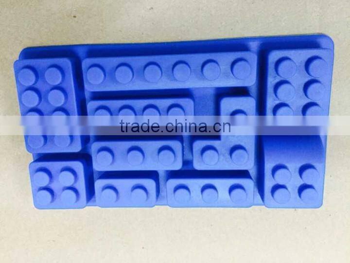 Creative Ice Tray Fruit juice Drink Ice Mold Moudle Block Brick Multicolor Rectangle Shape Cake Chocolate DIY