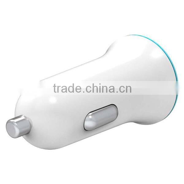 High quality plastic shell 5v 2a car charger/mini usb car charger/car charger for iphone